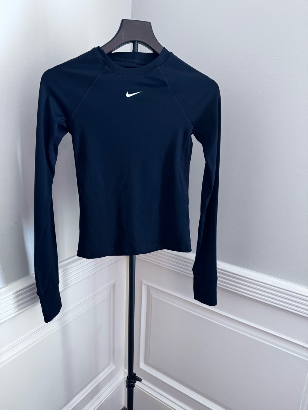 Nike Black Long Sleeve Dri-FIT Top size XS